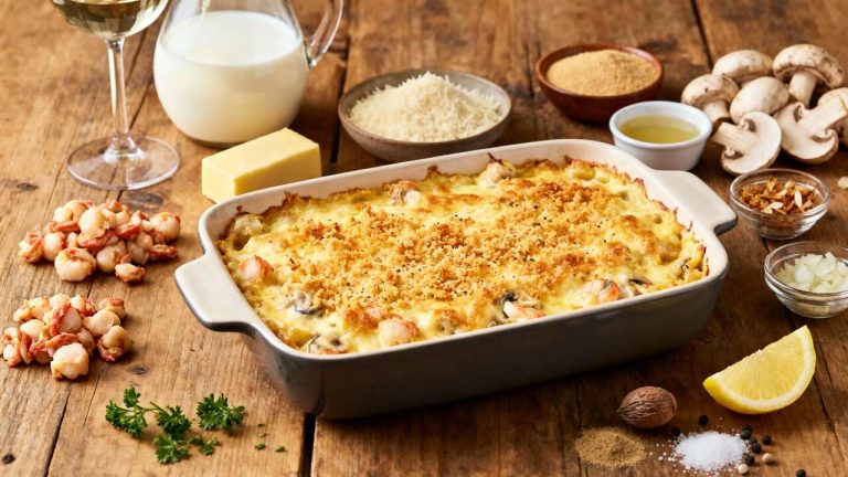 Gratin de fruits de mer, une recette facile à réaliser