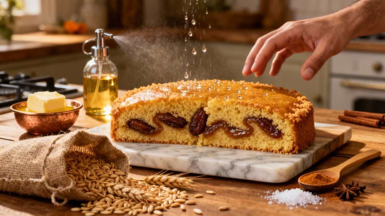 Recettes bradjs gâteau traditionnel de semoule aux dattes