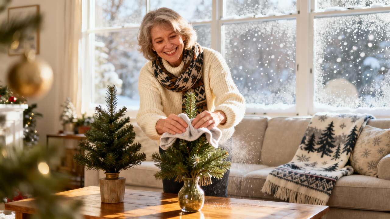 L’astuce de génie des décorateurs pour dépoussiérer les plantes artificielles en deux minutes