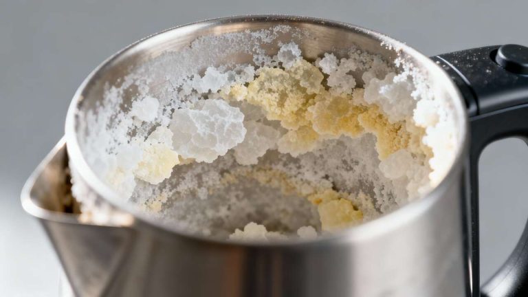 Ni vinaigre ni savon l'astuce magique pour éliminer le calcaire d'une bouilloire électrique