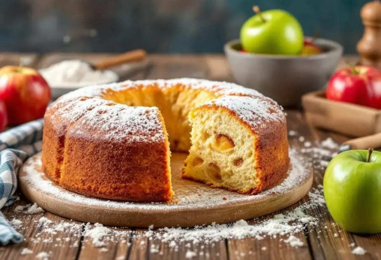 Julie Andrieu nous dévoile son gâteau aux pommes préféré « c’est bien meilleur qu’une simple tarte »