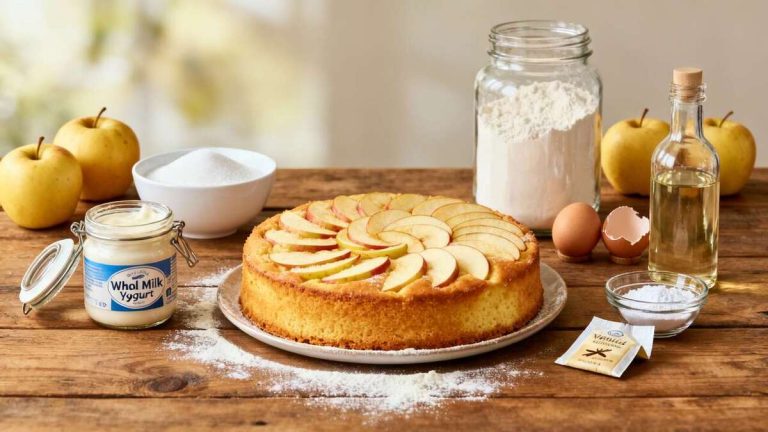 Le gâteau au yaourt et aux pommes, la recette inratable que l’on fait tous en famille
