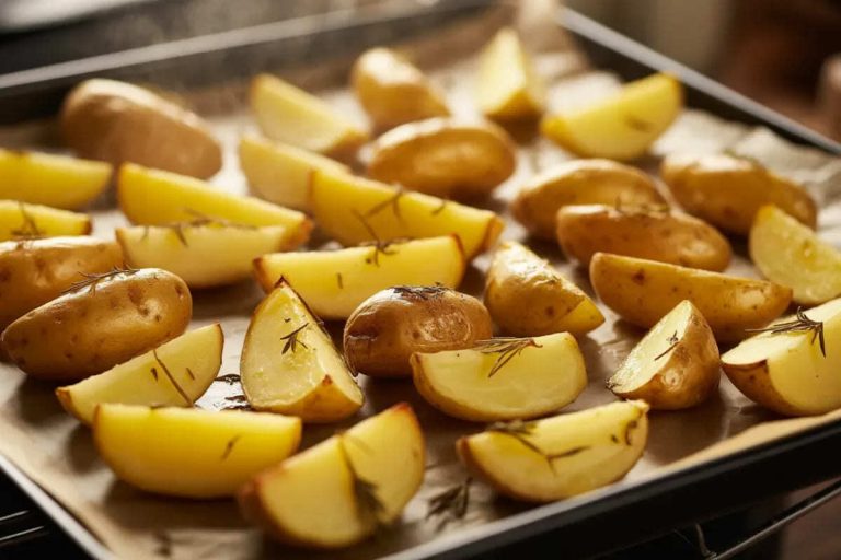 Pommes de terre au four : ma méthode express pour les rendre dorées et croustillantes à tous les coups