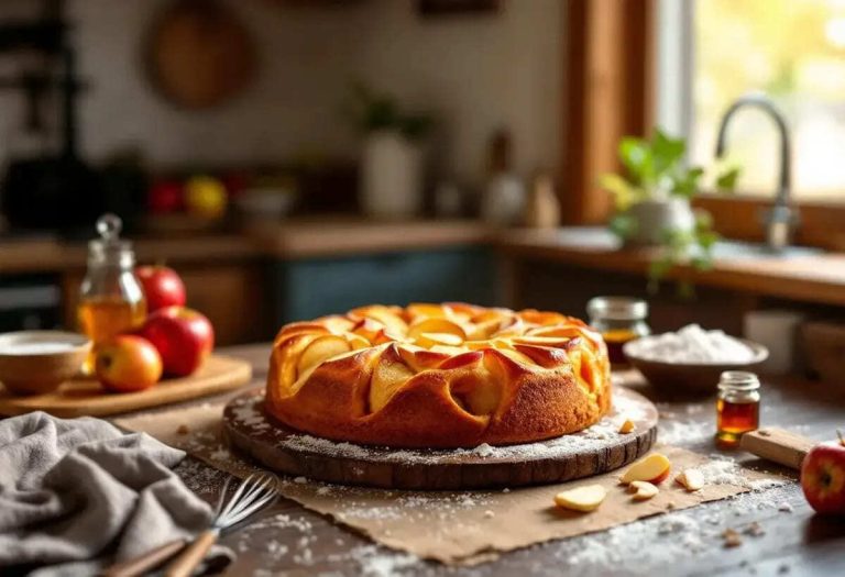 Voici le gâteau aux pommes chouchou de Julie Andrieu : simple, gourmand et économique !