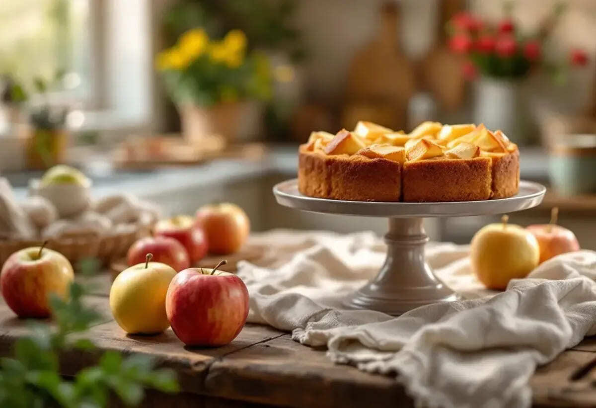 Le gâteau aux pommes préféré de Julie Andrieu, simple et savoureux