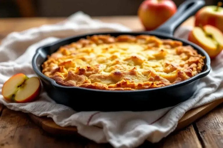 Je fais mon gâteau aux pommes à la poêle : simple, rapide, sans four et 100 % réconfort