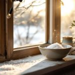 Placez un bol d'eau salée près des fenêtres : l'astuce économique contre l'humidité hivernale qui marche