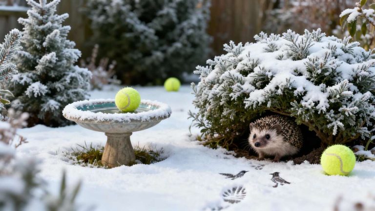 Cette astuce écologique avec des balles de tennis peut sauver les hérissons et oiseaux cet hiver, selon les experts