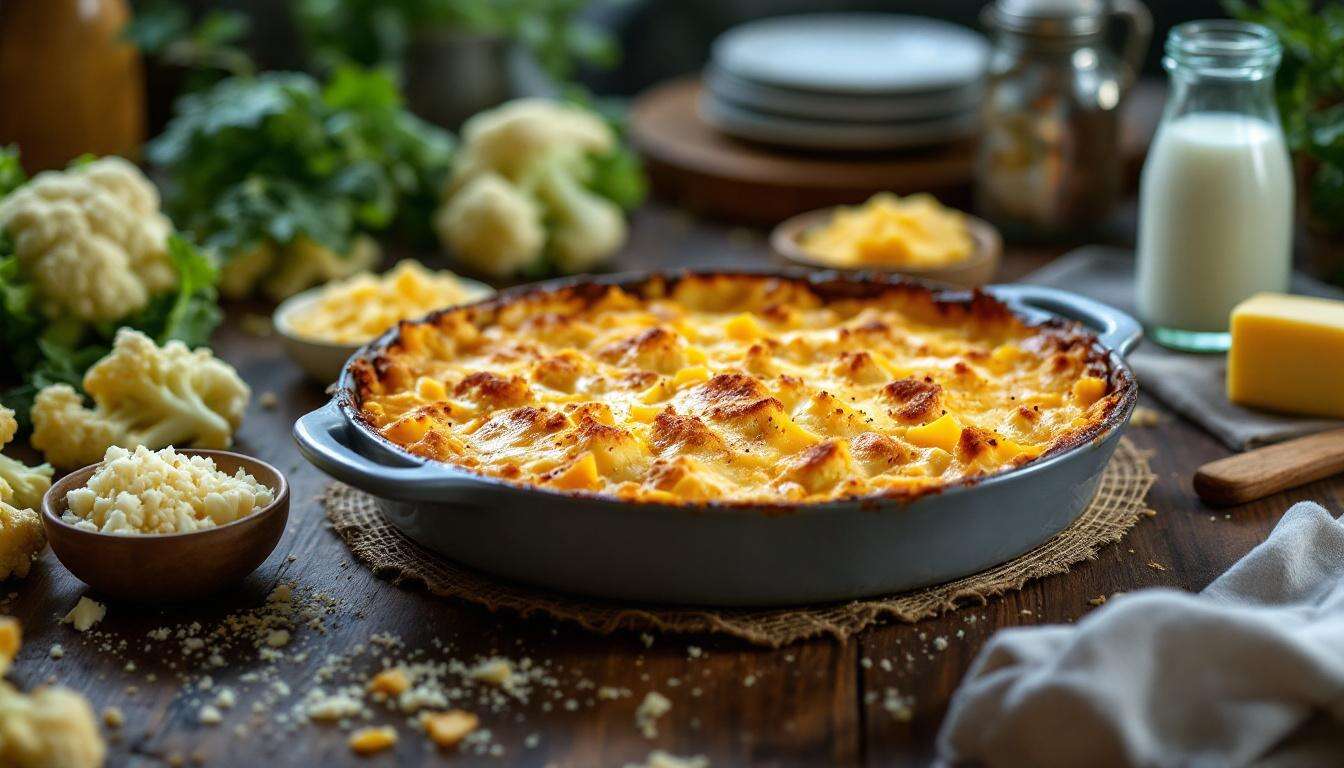 Gratin de chou-fleur au cheddar : la seule façon de faire manger du chou-fleur aux enfants sans grimace