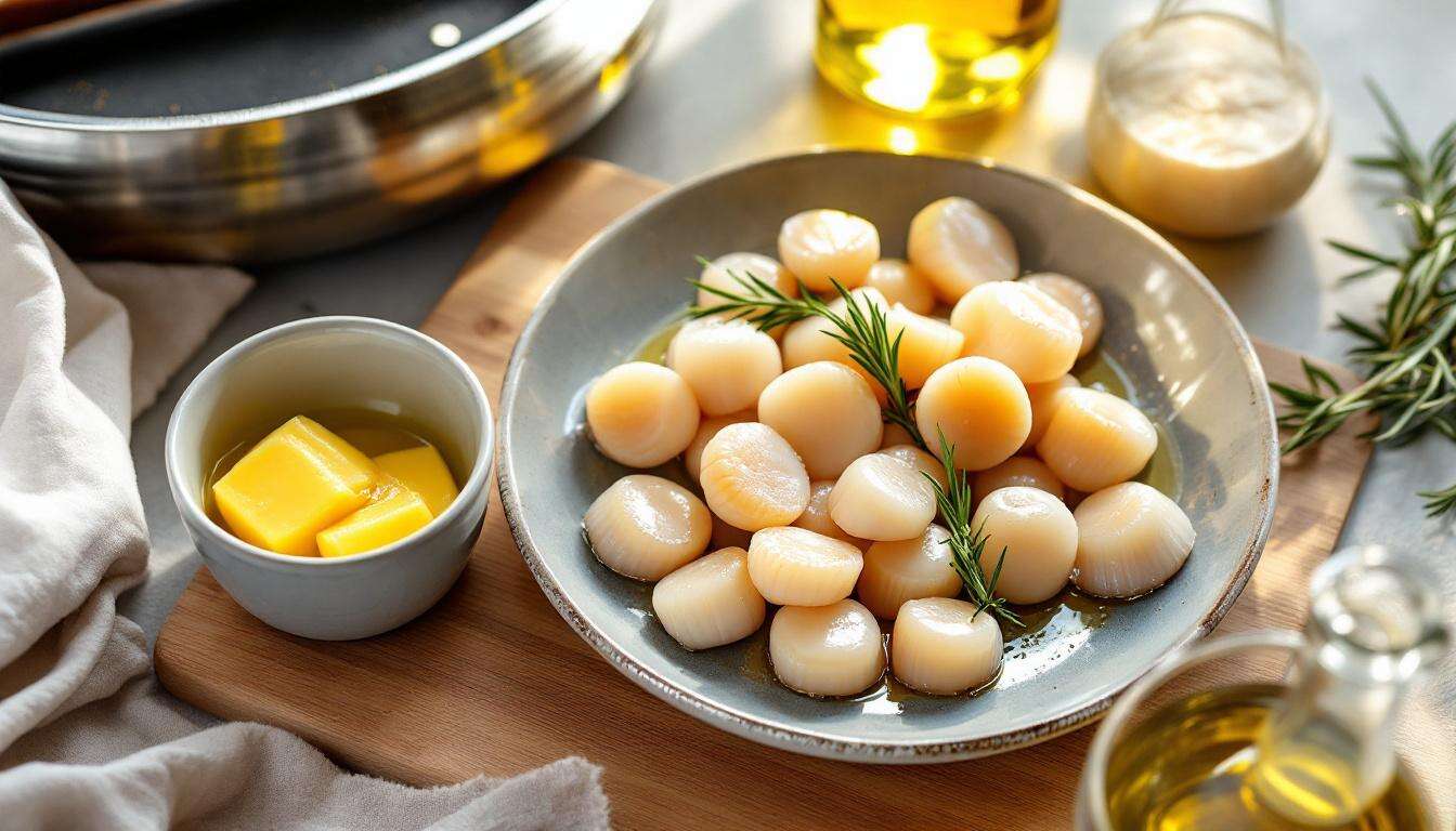 Le beurre, ou l'huile ? Lequel choisir pour une cuisson parfaite des Saint-Jacques