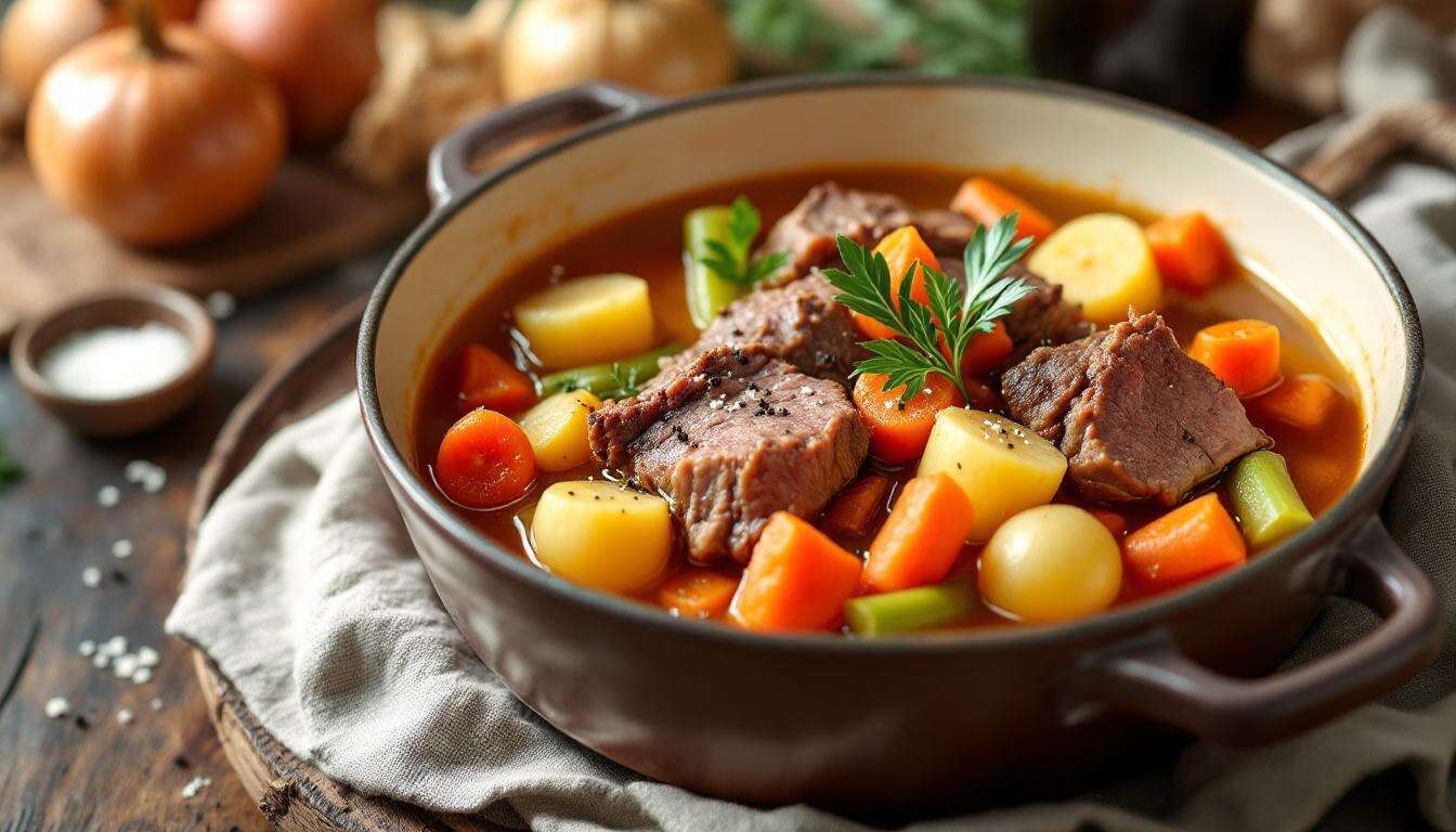 Pot-au-feu traditionnel : le secret des grands-mères pour un bouillon clair et parfumé