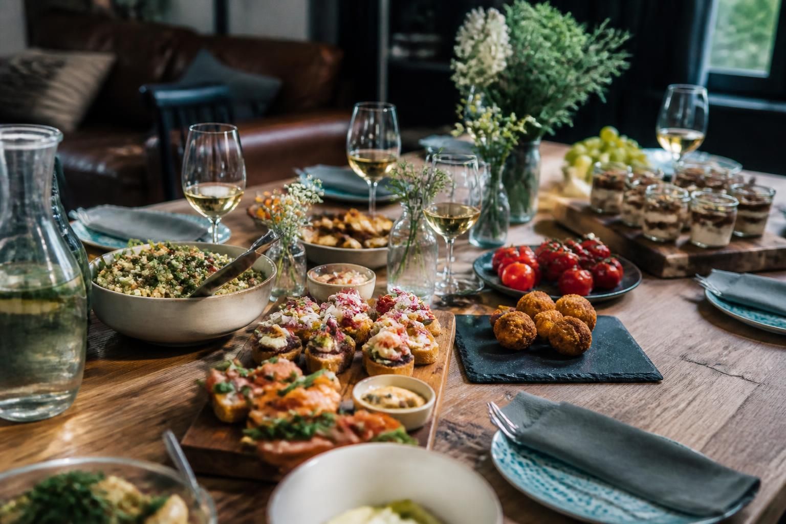 15 recettes originales pour un repas entre amis réussi