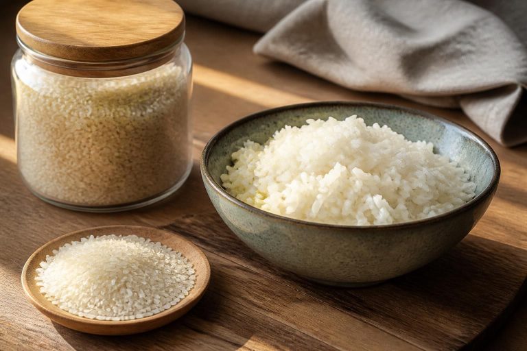 Poids du riz cru et cuit : formule et tableau de conversion